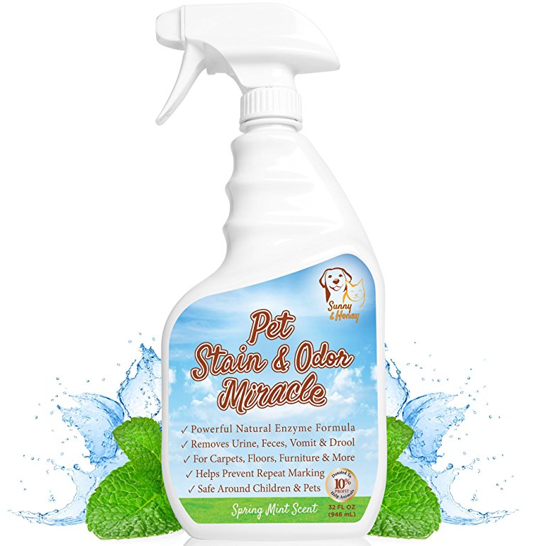 Pet Stain & Odour Miracle - Enzyme Cleaner for Dog and Cat Urine, Feces, Vomit, Drool