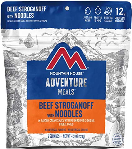 Mountain House Beef Stroganoff with Noodles | Freeze Dried Backpacking & Camping Food