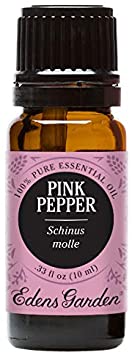 Edens Garden Pink Pepper Essential Oil, 100% Pure Therapeutic Grade, 10 ml