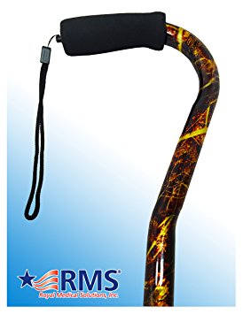 RMS Designer Cane with Adjustable Offset Handle (Foliage)