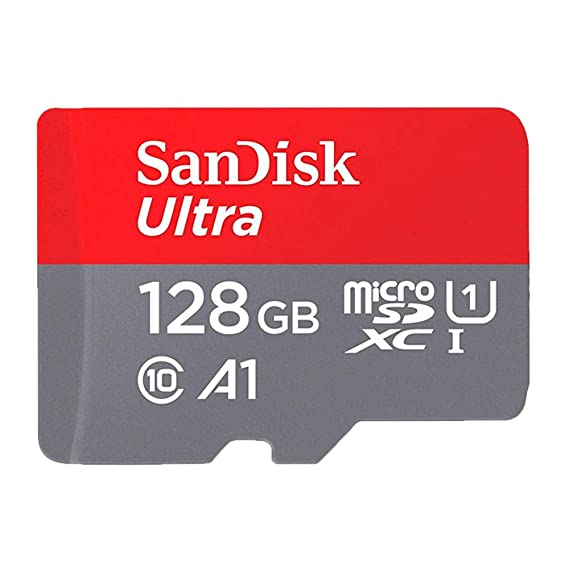 SanDisk Ultra microSD UHS-I Card 128GB, 120MB/s R