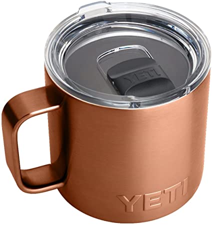 YETI Rambler 14 oz Mug, Vacuum Insulated, Stainless Steel with MagSlider Lid, Stainless