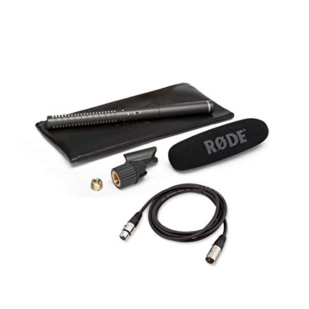 Rode NTG2 Condenser Shotgun Microphone with AmazonBasics XLR Male to Female Microphone Cable
