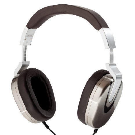 Ultrasone Edition 8 Palladium S-Logic Surround Sound Professional Closed-back Headphones with Leather Transport Bag