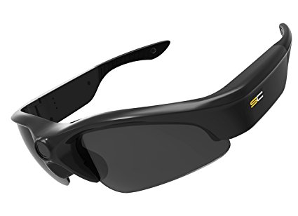 SunnyCam 1080p HD Covert Video Recording Eyewear Sunglasses with Wide Angle Lense - Sport Edition