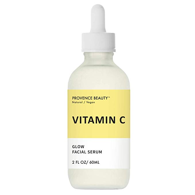 Vitamin C Serum for Face - Brightening Facial and Anti Aging Treatment for a Youthful and Glowy Complexion - Hyaluronic Acid, Green Tea, Vitamin C and E -2 Fl Oz