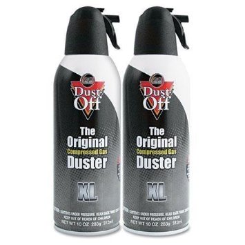 Dust-Off Disposable Compressed Gas Duster 10 oz Cans 2 Pack