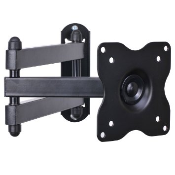 VideoSecu Articulating TV LCD Monitor Wall Mount Full Motion 15" Extension Arm Tilt Swivel for Most 15" 17" 19" 20" 22" 23" 24" 26" 27" LED TV Flat Panel Screen with VESA 100x100,75x75