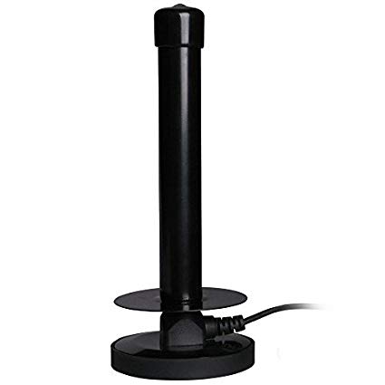 August DTA250 - High Gain Freeview TV Aerial - Portable Indoor/Outdoor Digital Antenna for USB TV Tuner/DVB-T Television/DAB Radio - With Magnetic Base