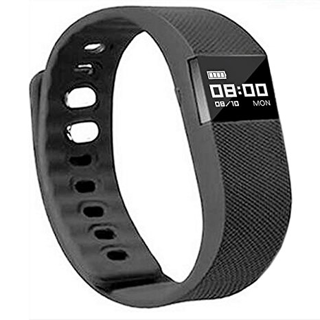 DISCOUNT on NAKOSITE FT2433 Best Fitness Activity Tracker Watch, Pedometer, Step Counter, Calorie Counter, Distance, Sleep Monitor, Sport Watch, Bluetooth 4.0 for Android 4.4 or IOS 7.1 and above. PLUS: SMS, Caller ID, Alarm Alert, Anti-Phone Loss, Find Phone, Take Photos, SNS Alerts such as Whatsapp and Facebook. Colour Black, 365 days Guarantee. Bonus: Fitness Ebook