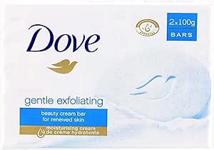 Dove Doux Exfoliant crème de beauté Bar 2 x 100g - Paquet de 4