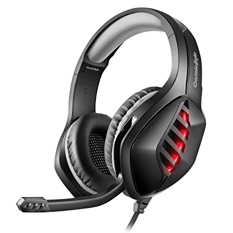 Cosmic Byte GS430 Gaming Headphone, 7 Color RGB LED and Microphone for PC, PS5, Xbox, Mobiles, Tablets, Laptops (Grey)
