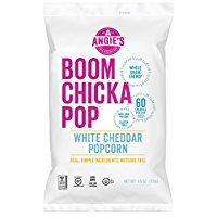 Angie’s BOOMCHICKAPOP White Cheddar Popcorn, 4.5 Ounce Bag