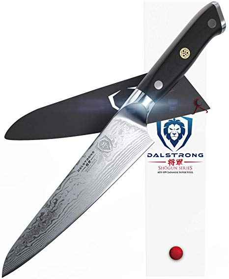 DALSTRONG Chef's Knife - Shogun Serie - AUS-10V - Vacuum Heat Treated - 7" - w/Chef Knife Sheath