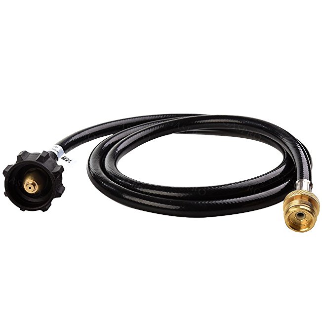 GASPRO 5FT Propane Adapter Hose Assembly Replacement for QCC1/Type1 LP Tank and Gas Grill-CSA Certified