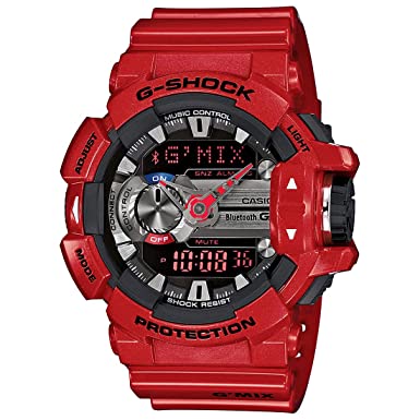 Casio Men G-Shock Digital Red Watch GBA400-4A Resin Digital Multifunction Shock Resistant GBA400-4A