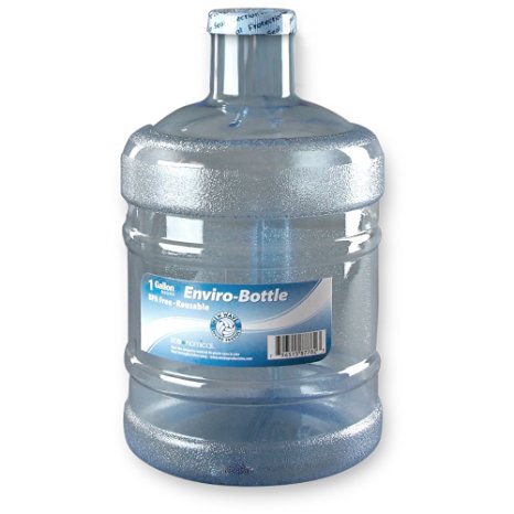 New Wave Enviro BpA Free 1 Gallon Water Bottle, Round