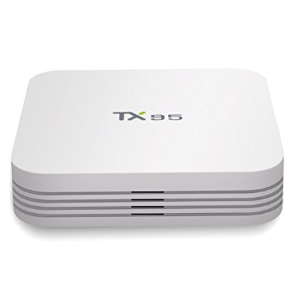 Kekilo TX95 Amlogic S905X Kodi 16.1 Pre-installed Android 6.0 Marshmallow 1000M Lan Quad Core TV Box 2G/16G 3D 4K HD Bluetooth Dual WiFi Google Streaming Media Player