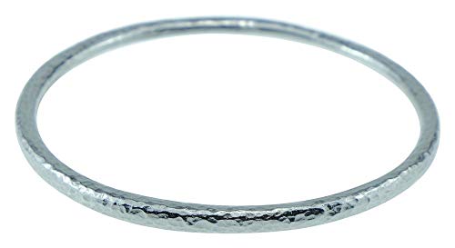 10th for Him & Her - Pure Tin Beaten Bangle Inscribed with 10 Years …