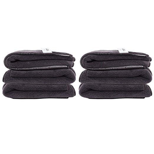 Zwipes Auto 883-3 Professional Microfiber Dust Cloth and Polishing Cloth Towel, 6-Pack