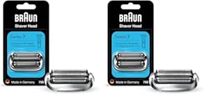 Braun Series 7 New Generation Electric Shaver 73s Replacement Head, Compatible with 7020s, 7025s, 7085cc, 7027cs, 7071cc and 7075cc Shavers (Pack of 2)