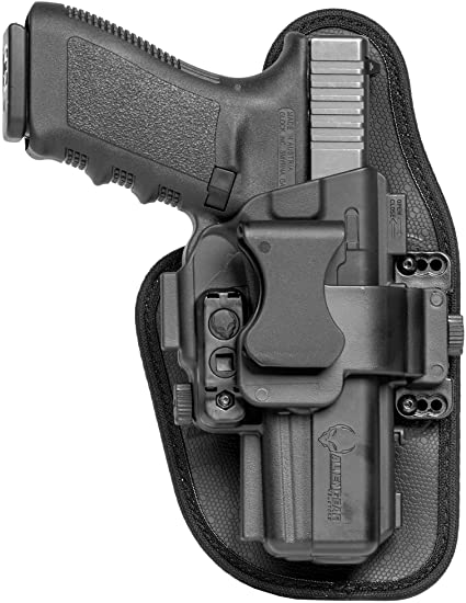 Alien Gear holsters ShapeShift Appendix Holster for Concealed Carry - Custom Fit to Your Gun (Select Pistol Size) - Right or Left Hand - Adjustable Retention - Made in The USA