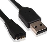 Xiemin New USB Data Replacement Charger  Charging Cable for Fitbit Force Charge Black