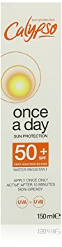 Calypso Once A Day Sun Protection With SPF50 150 ml