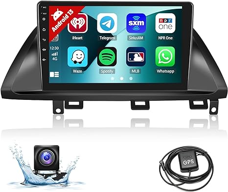 Hikity for Honda Odyssey 2005-2010 Android 13 Car Stereo with Wireless Carplay Android Auto 10.1 Inch Touchscreen Car Radio Support GPS Navigation Mirror Link Bluetooth Backup Camera