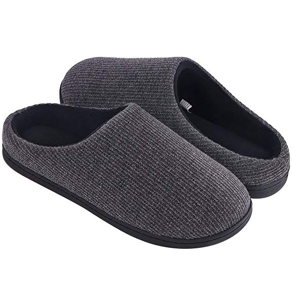 Women's Comfy Memory Foam House Slippers Summer Scuffs for Indoor Outdoor Use