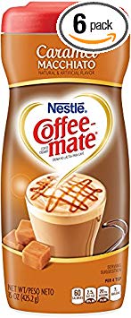 COFFEE MATE Caramel Macchiato Powder Coffee Creamer 15 oz. (Pack of 6)