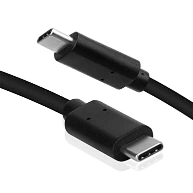 RUIZHI USB Type C Cable（3.0）USB C to USB C Cable (6.6ft) Fast Charging line for Samsung Note 8 S8 Plus, Galaxy S9, LG G5 G6 V20 v30,Google Pixels 2 XL, Connect 6P Nintendo Switch (Black)