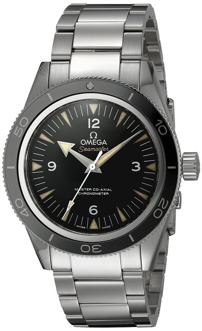 Omega Men's 23330412101001 Seamaster300 Analog Display Swiss Automatic Silver Watch