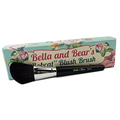 Blush Brush / Contour Brush by Bella & Bear- Our Best Makeup Brush for Applying Blush and Contouring Creams & Powders. Vegan Friendly