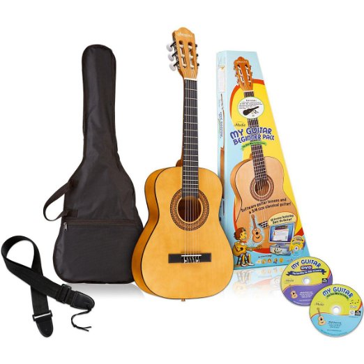 eMedia My Guitar Beginner Acoustic Guitar Pack for Kids 34 Size 34