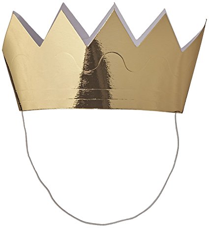 Mini Crowns 6/Pkg-Gold