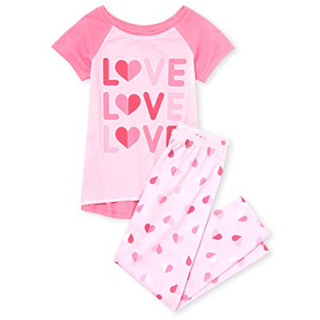 The Children's Place Girls' Big Top and Pants Pajama Set