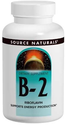 SOURCE NATURALS Vitamin B-2 100 Mg Tablet, 250 Count