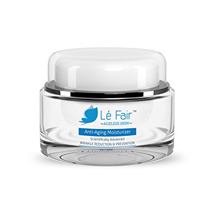 Anti-Aging Face Cream - Le Fair Wrinkle Remover and Face Moisturizer - For Face Eyes & Neck - Tightening Firming & Filling - Repair Dry Skin & Dark Spots - Skin Lightening and Whitening Lotion