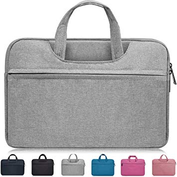 13-13.3 Inch Waterproof Laptop Sleeve Case Compatible Acer Chromebook R 13,12.5" ASUS Chromebook Flip C302CA,ASUS ZenBook 13,Dell XPS 13/Inspiron 13,HP Stream 13.3",LG ASUS Samsung Notebook Bag,Gray