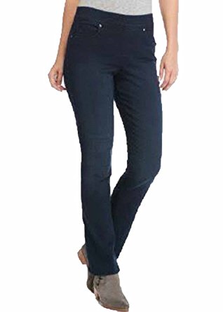 Gloria Vanderbilt Avery Pull-On Straight Leg Jeans