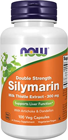 NOW Foods Silymarin 2X - 300 mg - 100 Veg Capsules