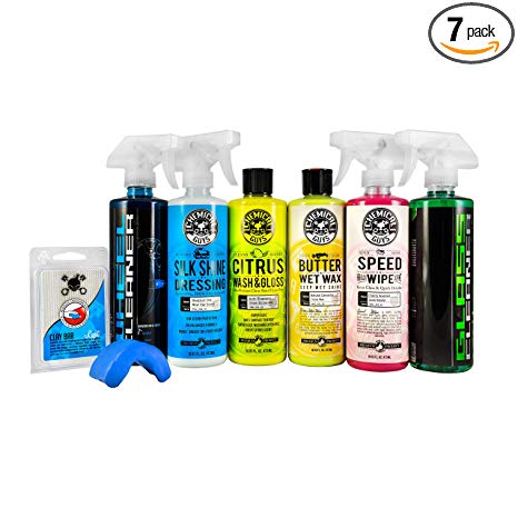 Chemical Guys HOL124 Starter Car Care Kit (7 Items), 16. Fluid_Ounces, 7 Pack