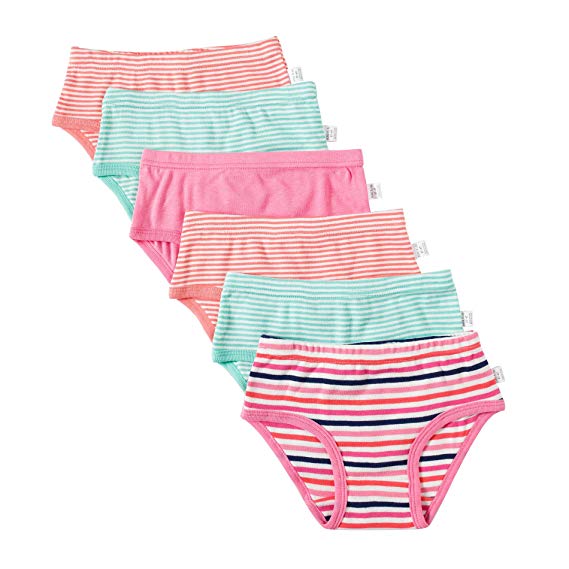 Winging Day Little Girls' Cotton Panties Baby Toddler Soft Underwear Multipack