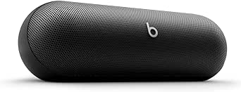 Beats Pill - Wireless Bluetooth Speaker and Portable Charger via USB-C - Up to 24 Hours Battery Life, IP67 Water Resistant, Apple & Android Compatible, Built-in Microphone – Matte Black