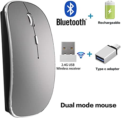 Bluetooth Mouse for Macbook Pro Macbook Air iPad Chromebook Desktop Computer Laptop Windows