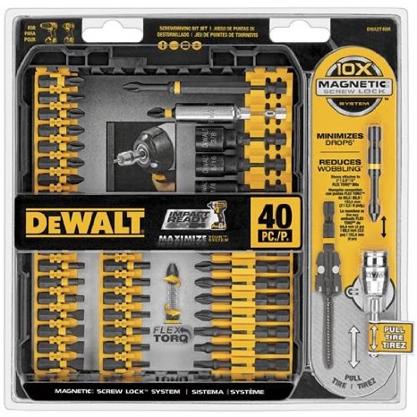 DEWALT DWA2T40IR IMPACT READY FlexTorq Screw Driving Set 40-Piece