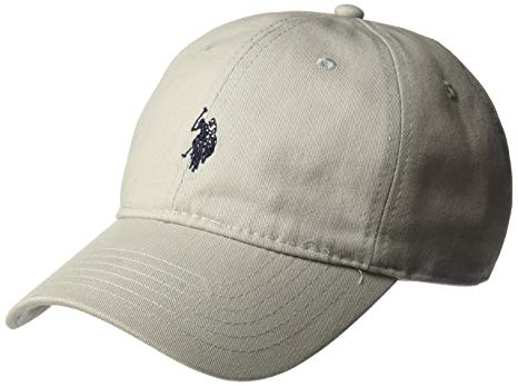 U.S. Polo Assn. Mens Washed Twill Baseball Cap, 100% Cotton, Adjustable Baseball Cap