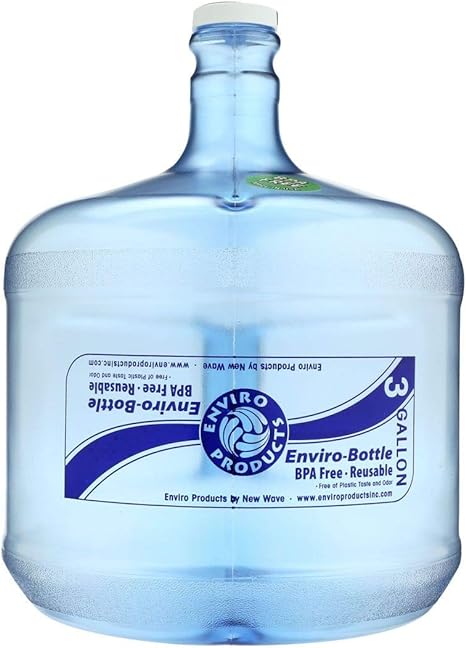 New Wave Enviro Products BPA Free Tritan™ Bottle, 3-Gallon with Integrated Handle and Screw Top Cap