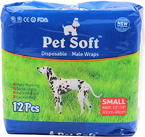 Pet Soft Male Pet Simple & Convenient Disposable Wrap Dog Diapers